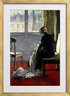 The Red Carpet (1890–1899) by Lesser Ury — gold frame