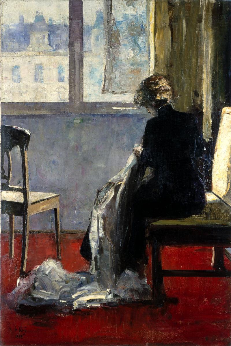 The Red Carpet (1890–1899) by Lesser Ury — unframed