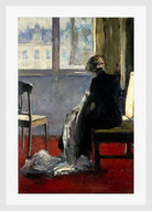 The Red Carpet (1890–1899) by Lesser Ury — white frame