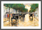 Tiergartenstrasse, Berlin (c. 1925) by Lesser Ury — dark grey frame