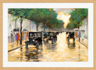 Tiergartenstrasse, Berlin (c. 1925) by Lesser Ury — oak frame