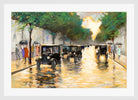 Tiergartenstrasse, Berlin (c. 1925) by Lesser Ury — white frame