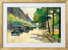 Unter den Linden, Berlin (c. 1925) by Lesser Ury — gold frame