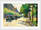 Unter den Linden, Berlin (c. 1925) by Lesser Ury — white frame