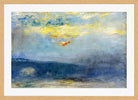 Waterloo Bridge in Fog, London (1926) by Lesser Ury — oak frame