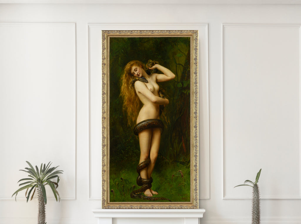 Lilith By John Collier (1887) colour remastered