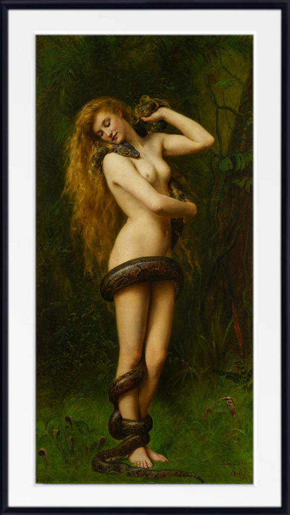 Lilith By John Collier (1887) colour remastered