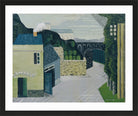 Louis Marcoussis Print, City with viaduct (1930) in a black frame