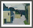 Louis Marcoussis Print, City with viaduct (1930) in a dark grey frame
