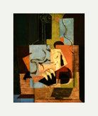 Louis Marcoussis Print, Composition (1919) with an off-white border for rolled canvas