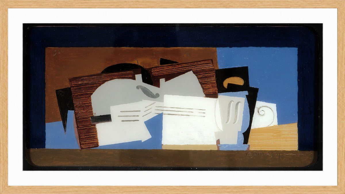 Louis Marcoussis Print, Composition (1921) in an oak frame