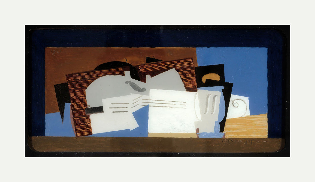 Louis Marcoussis Print, Composition (1921) with an off-white border for rolled canvas