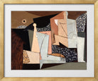 Louis Marcoussis Print, Figures on a Beach (1930) in a gold frame
