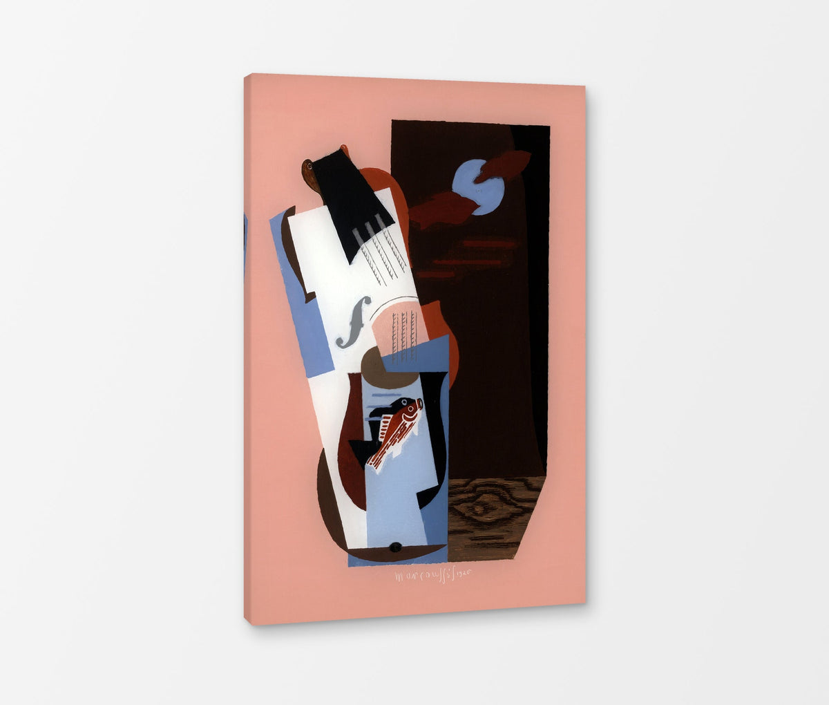 Louis Marcoussis Print, Fish (1926) as a ready-to-hang canvas panel