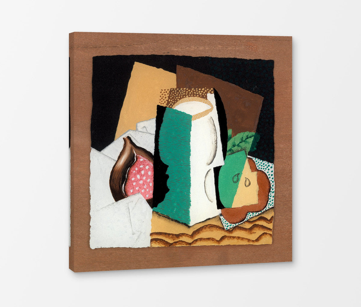 Louis Marcoussis Print, Glass and Fruit (Verre et fruits) (1921) as a ready-to-hang canvas panel