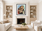 Louis Marcoussis Print, Hyères I (1928) displayed in a Scandinavian living room