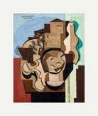Louis Marcoussis Print, Hyères I (1928) with an off-white border for rolled canvas