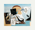 Louis Marcoussis Print, La Colombe Poignardée (1927) with an off-white border for rolled canvas