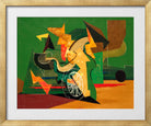 Louis Marcoussis Print, La Roue (1938-40) in a gold frame