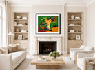 Louis Marcoussis Print, La Roue (1938-40) displayed in a Scandinavian living room