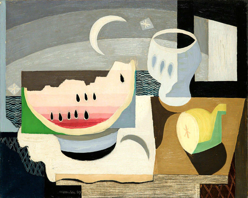 Louis Marcoussis Print, La Tranche De Pastèque (1927) as an unframed print