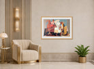Louis Marcoussis Print, Le Lecteur (1937) displayed in an Art Deco interior