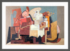 Louis Marcoussis Print, Le Lecteur (1937) in a dark grey frame