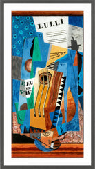 Louis Marcoussis Print, Lulli (1919) in a dark grey frame