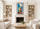 Louis Marcoussis Print, Lulli (1919) displayed in a Scandinavian living room