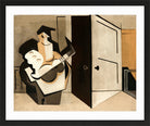 Louis Marcoussis Print, Musicien Dans Un Intérieur (1929) in a black frame