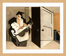 Louis Marcoussis Print, Musicien Dans Un Intérieur (1929) in an oak frame