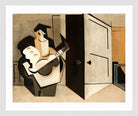 Louis Marcoussis Print, Musicien Dans Un Intérieur (1929) in a white frame