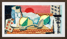 Louis Marcoussis Print, Nature Morte À La Cuillère (circa 1925) in a brown frame