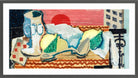 Louis Marcoussis Print, Nature Morte À La Cuillère (circa 1925) in a dark grey frame