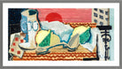 Louis Marcoussis Print, Nature Morte À La Cuillère (circa 1925) in a light grey frame