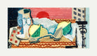 Louis Marcoussis Print, Nature Morte À La Cuillère (circa 1925) with an off-white border for rolled canvas