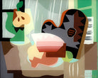 Louis Marcoussis Print, Nature morte à la palette (1927) as an unframed print