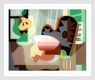 Louis Marcoussis Print, Nature morte à la palette (1927) in a white frame