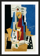 Louis Marcoussis Print, Nature Morte À L’as De Pique in a black frame