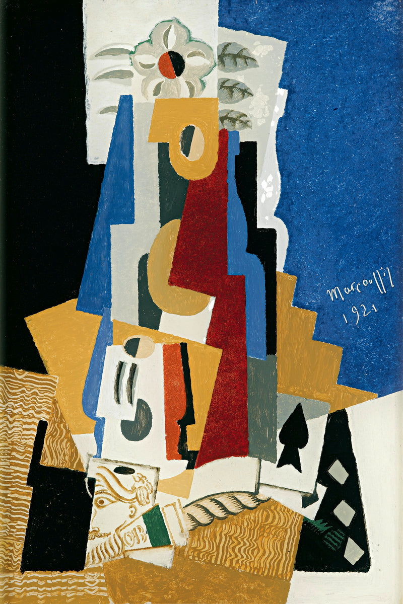 Louis Marcoussis Print, Nature Morte À L’as De Pique as an unframed print