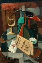 Louis Marcoussis Print, Nature Morte Au Menu Et Au Siphon (circa 1920) as an unframed print
