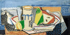Louis Marcoussis Print, Nature morte au verre et à la poire (1920) as an unframed print
