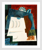 Louis Marcoussis Print, Nature Morte Avec Enveloppe in a white frame