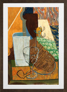 Louis Marcoussis Print, Nature Morte (circa 1912) in a brown frame