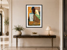 Louis Marcoussis Print, Nature Morte (circa 1912) displayed above a console table