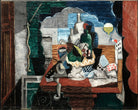 Louis Marcoussis Print, Night Café as an unframed print