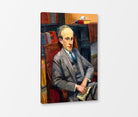 Louis Marcoussis Print, Portrait de Ronald Davis (1924) as a ready-to-hang canvas panel