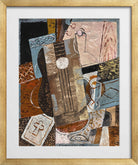 Louis Marcoussis Print, Still Life with Guitar (1914) in a gold frame