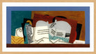 Louis Marcoussis Print, Verre Et Violon in an oak frame