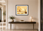Louis Michel Eilshemius Print, Autumn Landscape — Bare Trees and Snow — hallway
